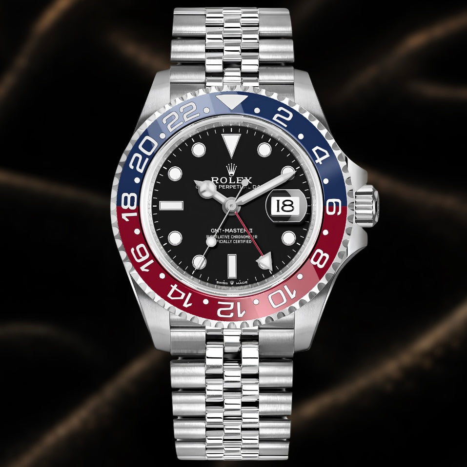 Rolex GMT-Master II 40mm Reference 126710BLRO "Pepsi" Red & Blue Bezel