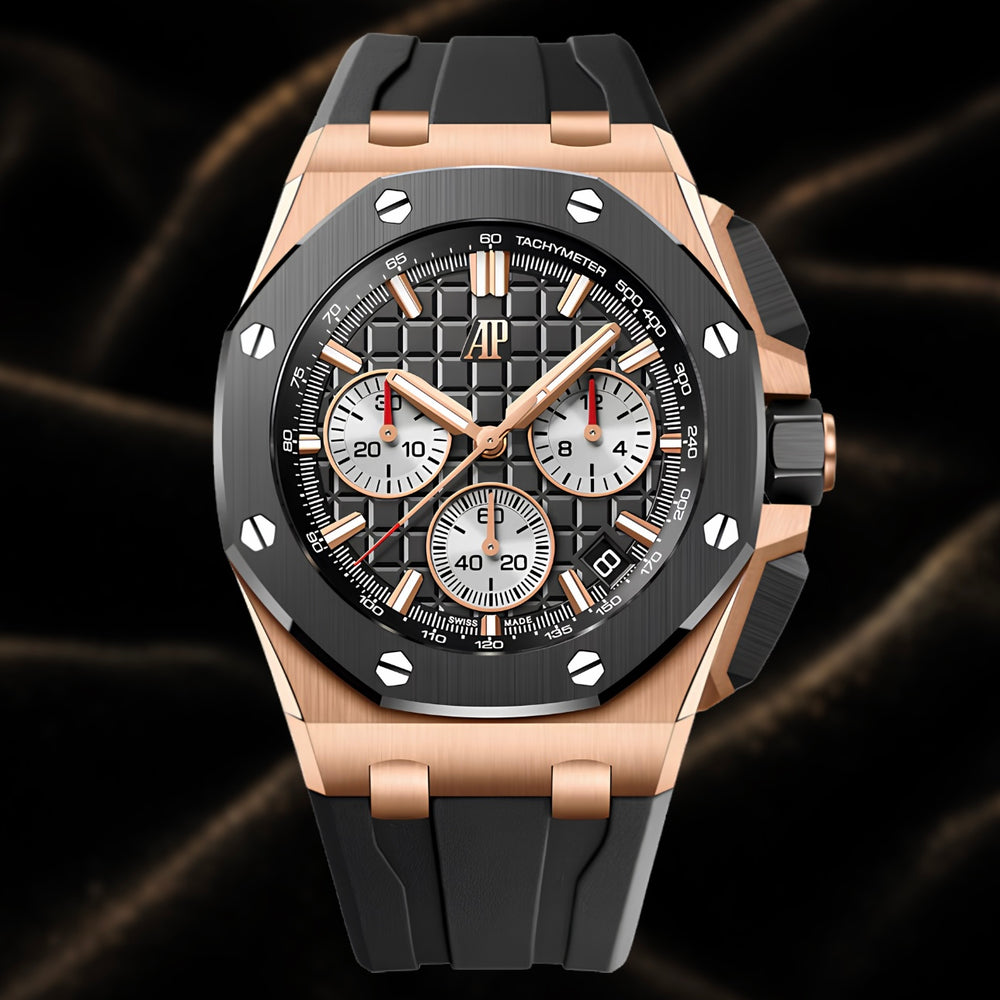 Audemars Piguet Royal Oak Offshore Chronograph 43mm Reference 26420RO.OO.A002CA.01 Mega Tapisserie Dial