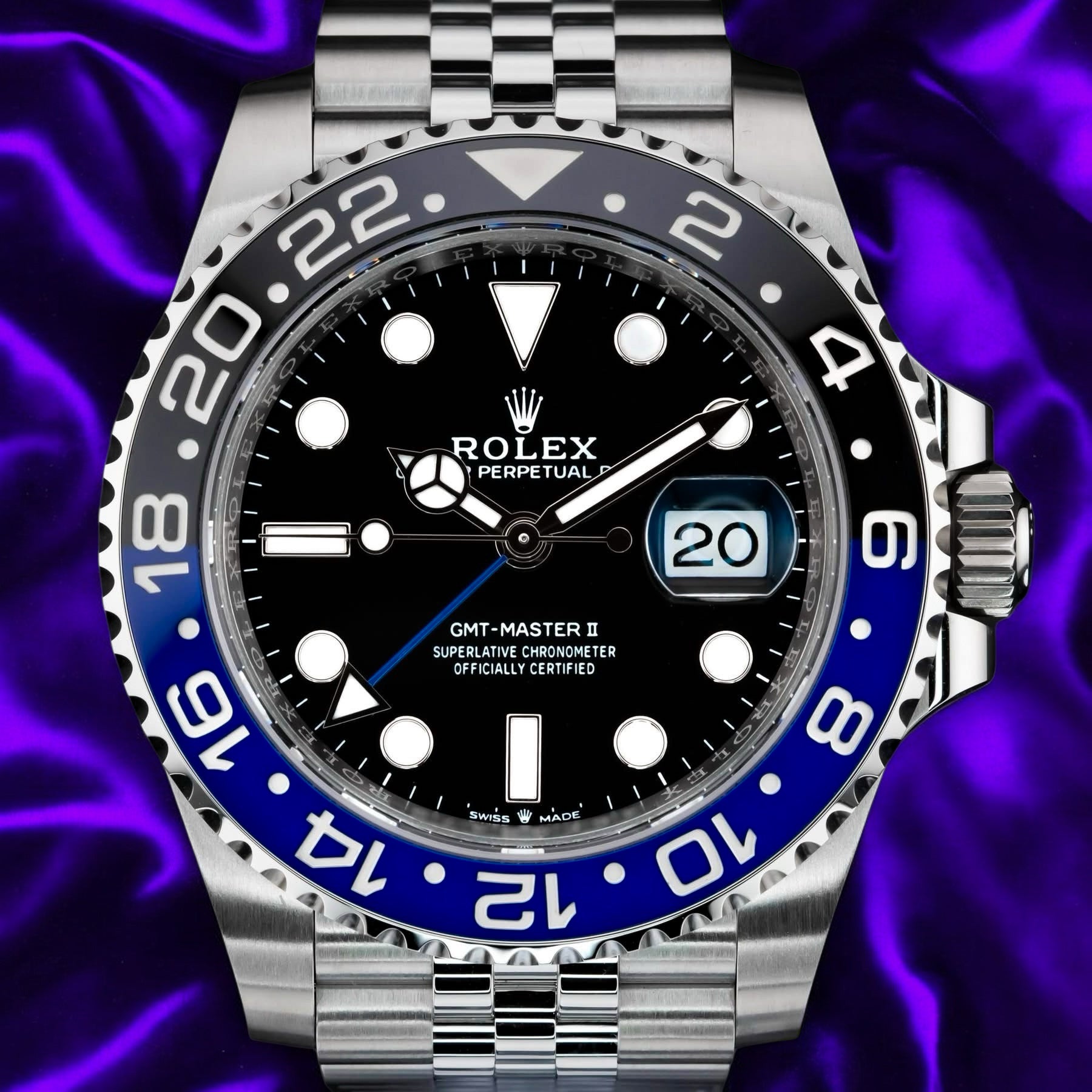 Rolex GMT Master II “Batman” “Batgirl”Ref: 126710BLNR