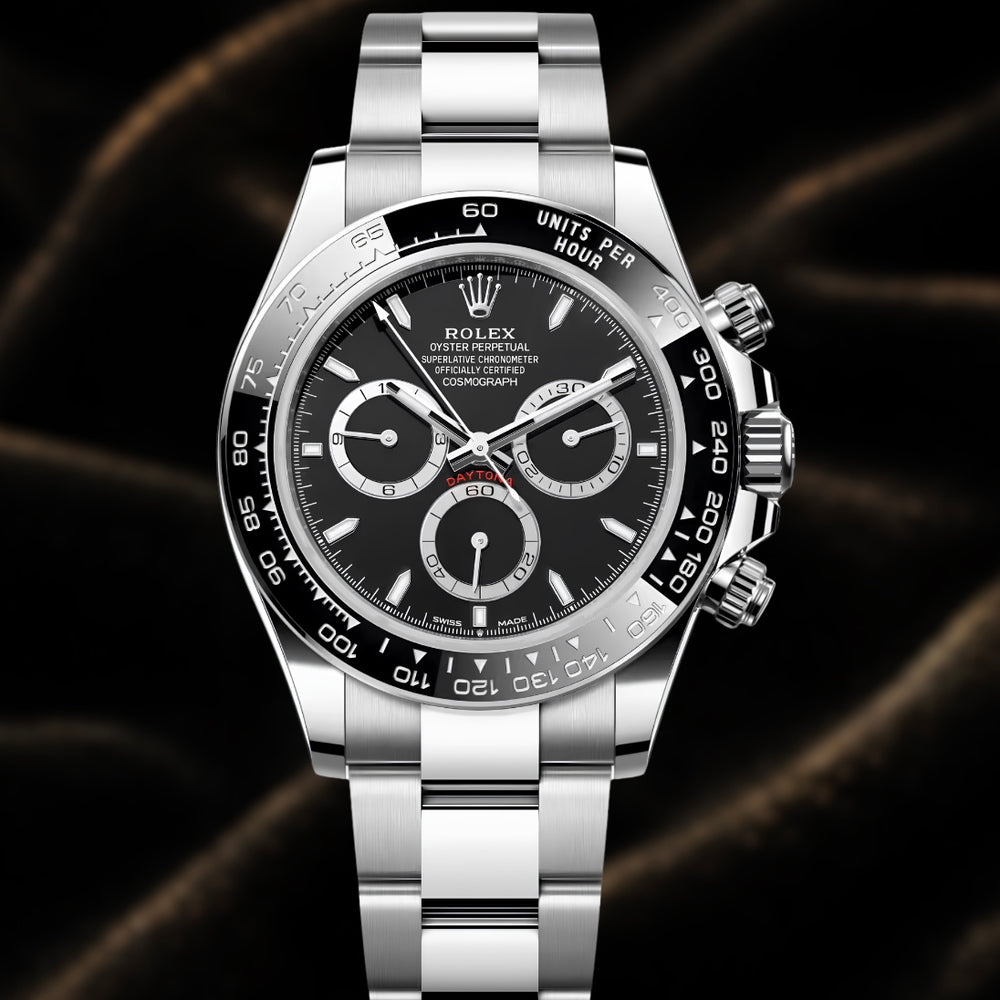 Rolex Cosmograph Daytona 40mm Reference 126500LN Black "Reverse Panda" Dial