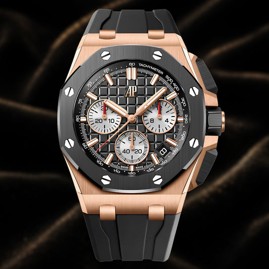 Audemars Piguet Royal Oak Offshore Chronograph 43mm Reference 26420RO.OO.A002CA.01 Mega Tapisserie Dial