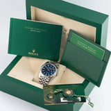 Rolex Datejust 41mm Reference 126334 Blue Stick Dial