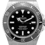 Rolex Submariner No Date 41mm Reference 124060 Black Dial