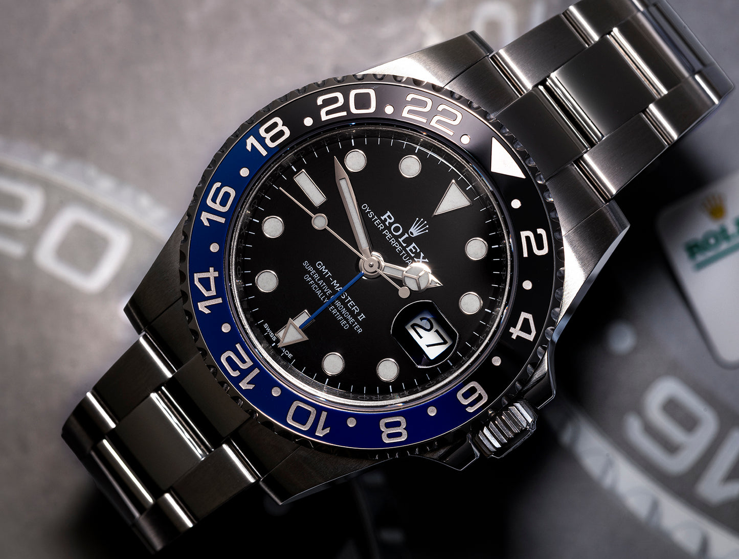 Rolex GMT Master II “Batman” “Batgirl”Ref: 126710BLNR