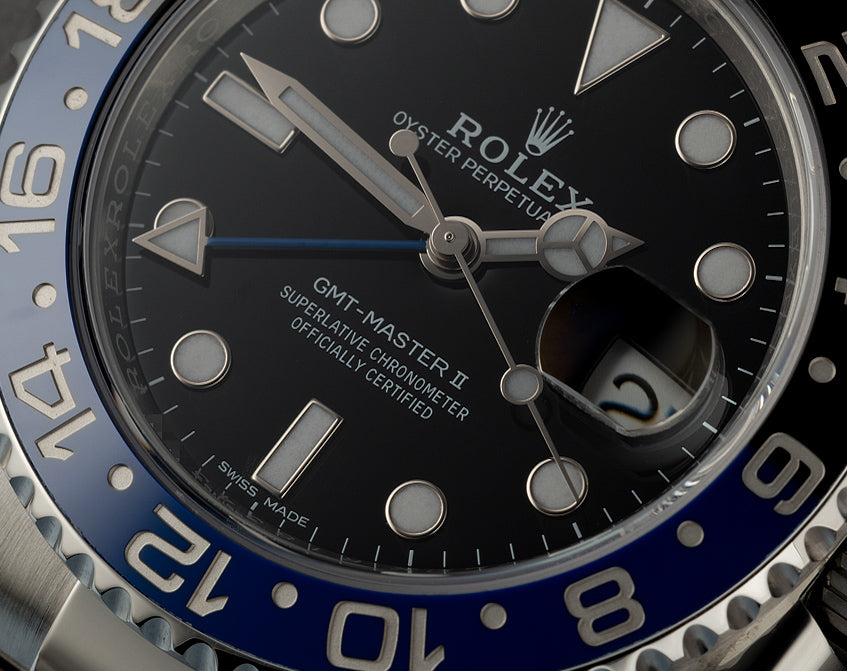 Rolex GMT Master II “Batman” “Batgirl”Ref: 126710BLNR