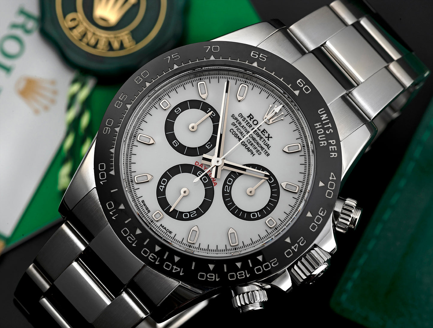 Rolex Cosmograph Daytona "PANDA" Dial Ref: 116500LN