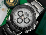 Rolex Cosmograph Daytona 40mm Reference 116500LN White "Panda" Dial