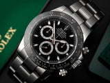 Rolex Cosmograph Daytona 40mm Reference 116500LN Black "Reverse Panda" Dial