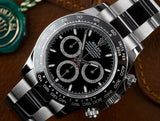 Rolex Cosmograph Daytona 40mm Reference 126500LN Black "Reverse Panda" Dial