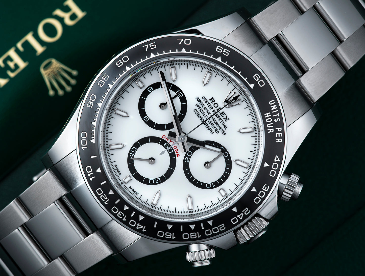 Rolex Cosmograph Daytona "PANDA" Dial Ref: 126500LN