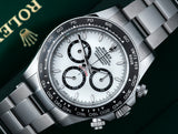 Rolex Cosmograph Daytona 40mm Reference 126500LN White "Panda" Dial