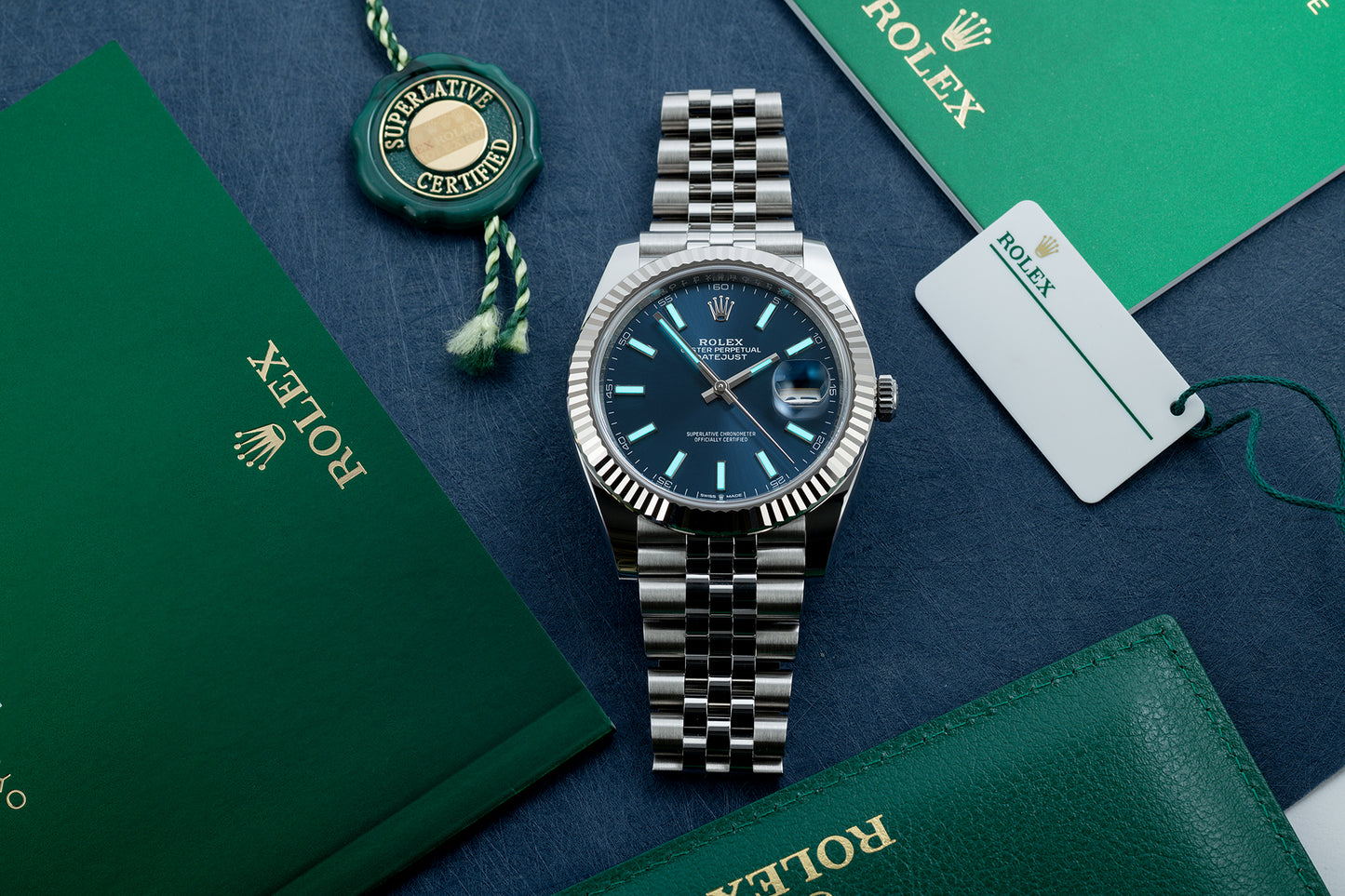 Rolex Datejust 41 Ref: 126334 Blue Dial