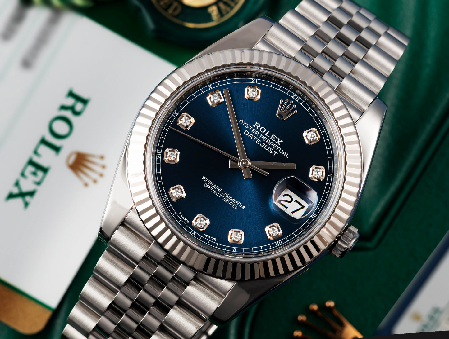 Rolex Datejust 41 Ref: 126334 Blue Dial