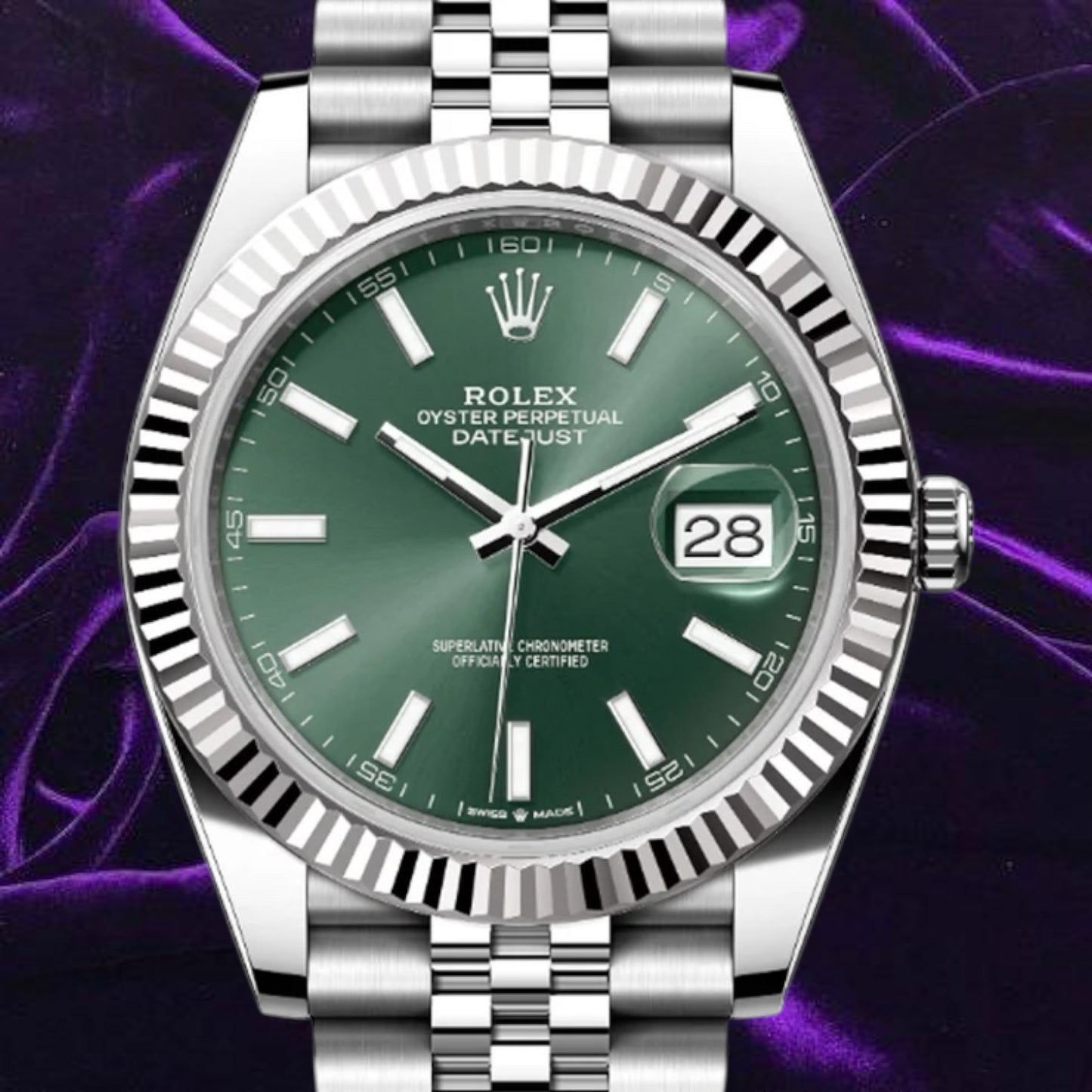 Rolex Datejust 41 Ref: 126334 Green Jubilee