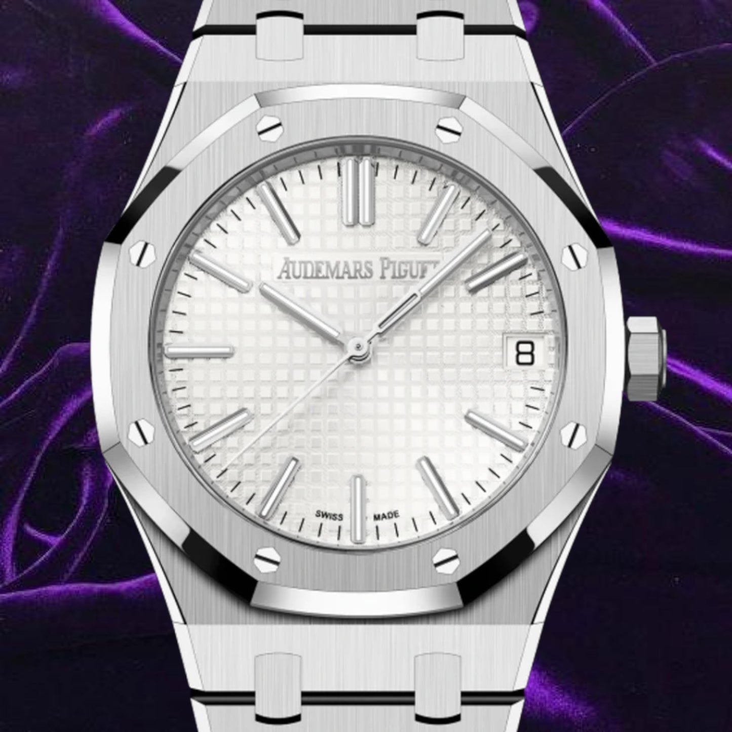 Audemars Piguet Royal Oak 41 White Ref: 15510ST.OO.1320ST.08