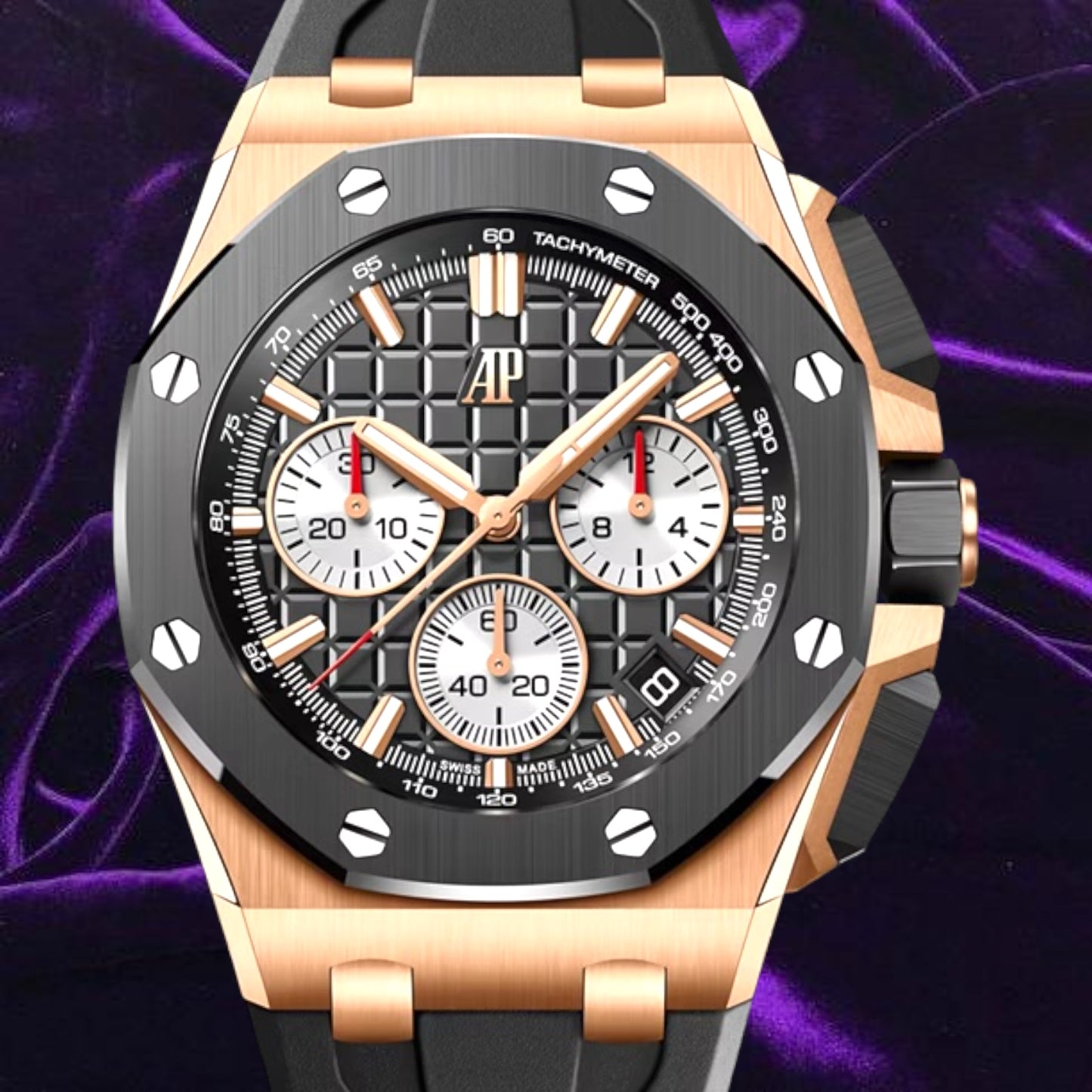 Audemars Piguet Royal Oak Offshore Chronograph 43 Rose Gold Ref: 26420RO.OO.A002CA.01