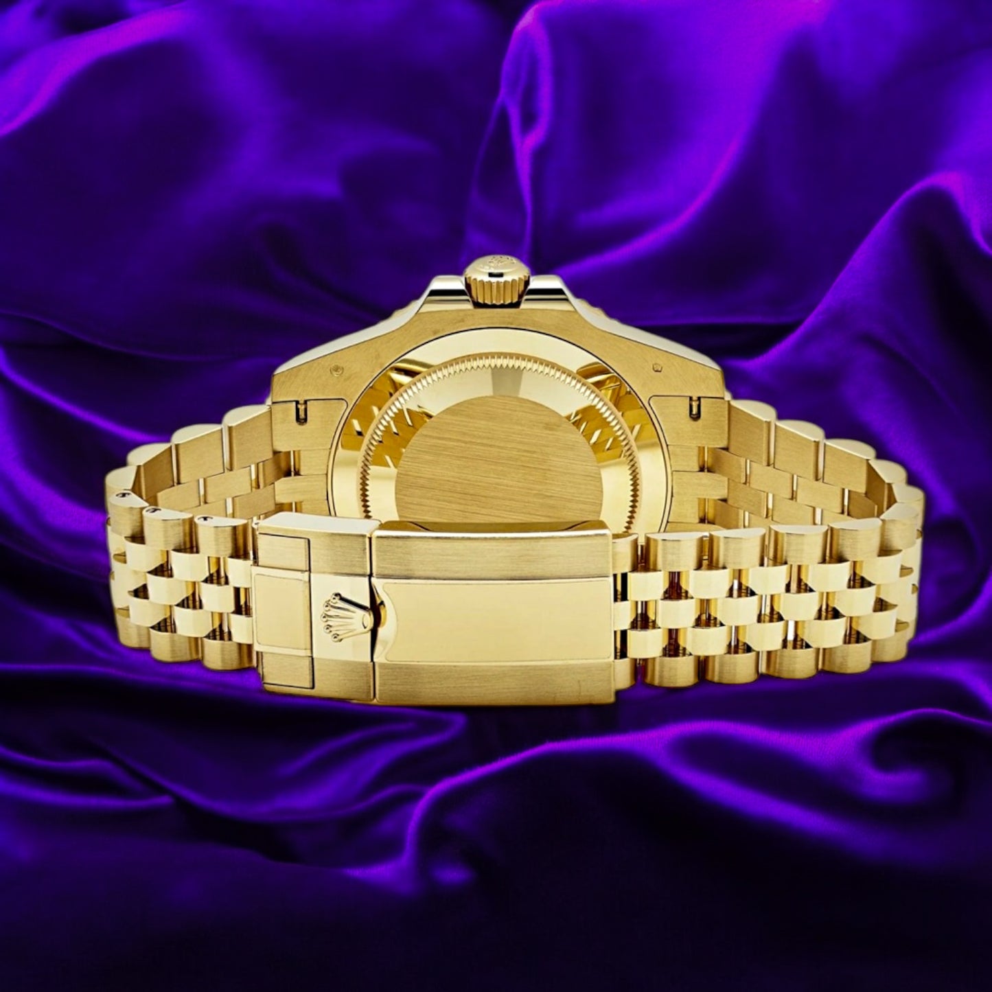 Rolex GMT-Master II 18k Yellow Gold Jubilee Ref: 126718GRNR