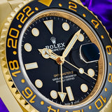 Rolex GMT-Master II 18k Yellow Gold Jubilee Ref: 126718GRNR