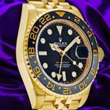 Rolex GMT-Master II 18k Yellow Gold Jubilee Ref: 126718GRNR