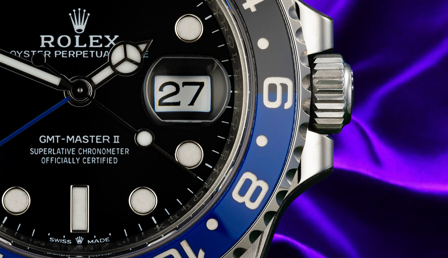 Rolex GMT Master II “Batman” “Batgirl”Ref: 126710BLNR