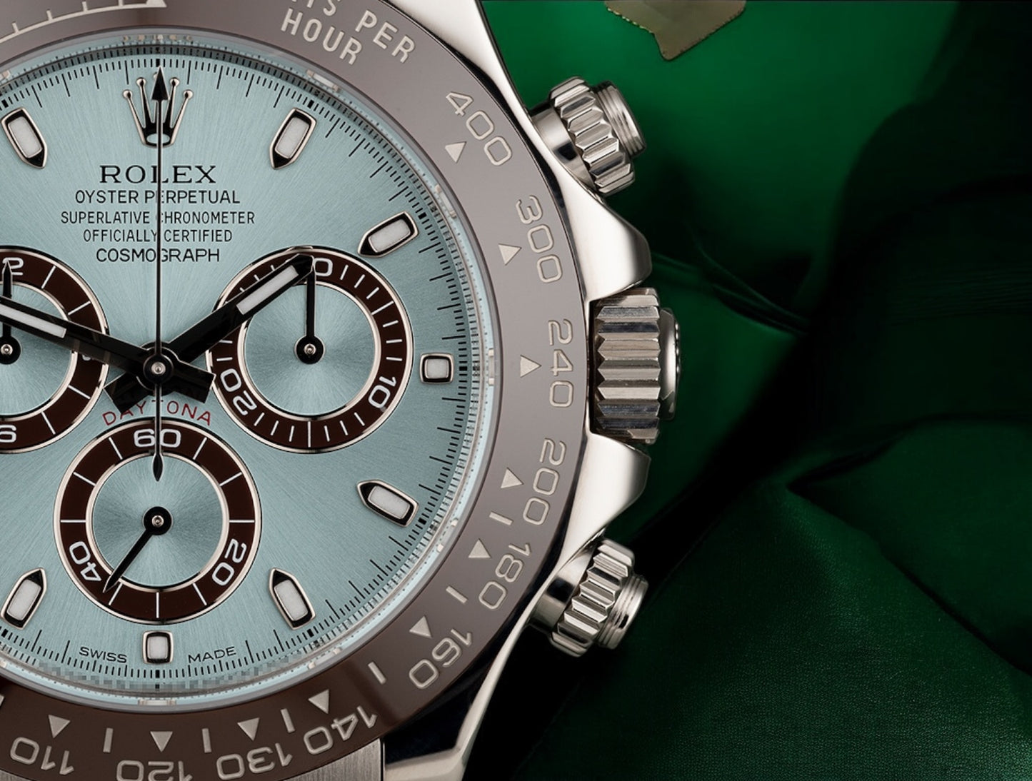 Rolex Cosmograph Daytona "PLATONA" Ice Blue Dial Ref: 126506LN