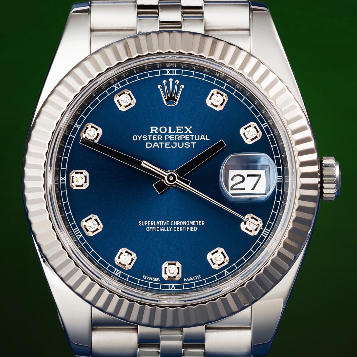 Rolex Datejust 41 Ref: 126334 Blue Dial